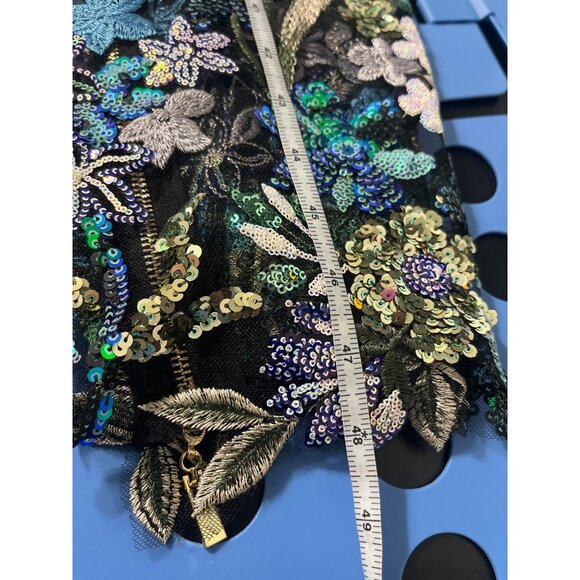 Elegant Strapless Floral Dress - Picture 13 of 15